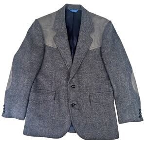 Vintage Pendleton Western Wool Blazer w Elbow Patches Men's Sz 40